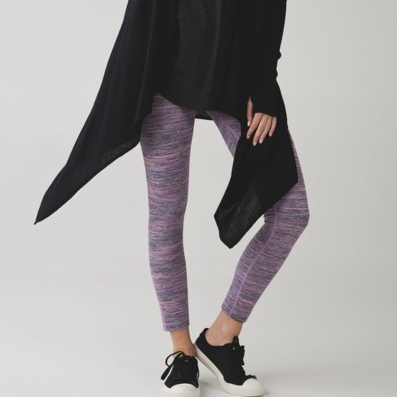 Lululemon High Times Space Dye Purple Size 4 - Picture 2 of 11